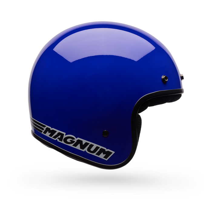 Casco Moto Calle TS Magnum Solid Azul Bell
