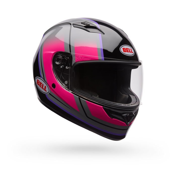 Casco Moto Calle Qualifier Grid Gris/Rosado Bell