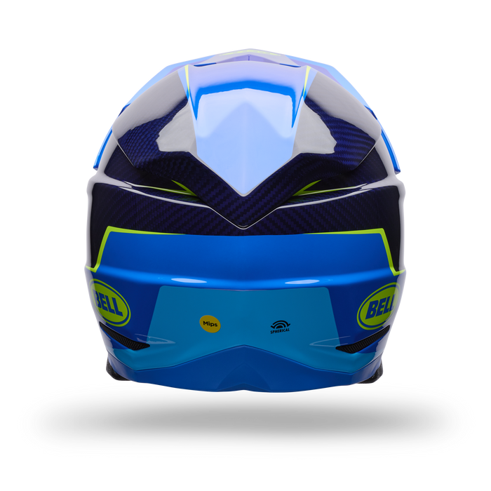 Casco Moto Moto-10 Gp Vector Azul Bell