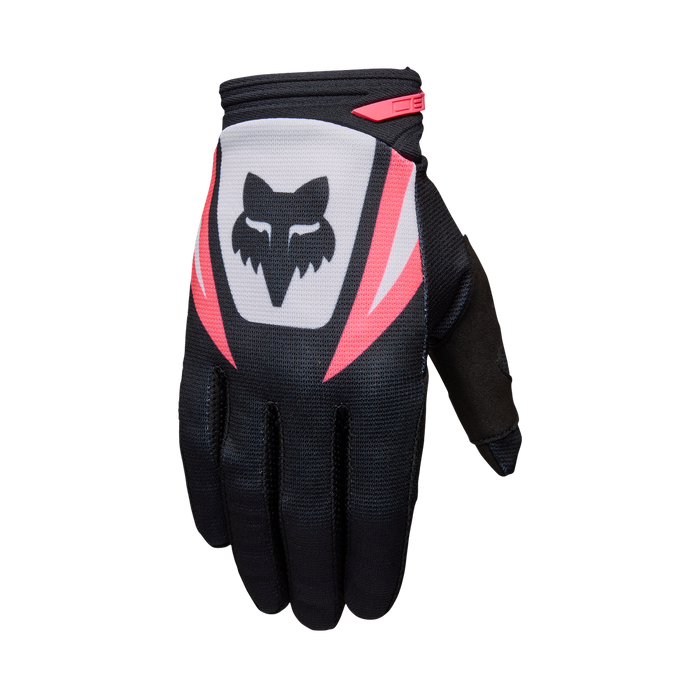 Guantes Moto 180 Draft Negro/Rosado Fox
