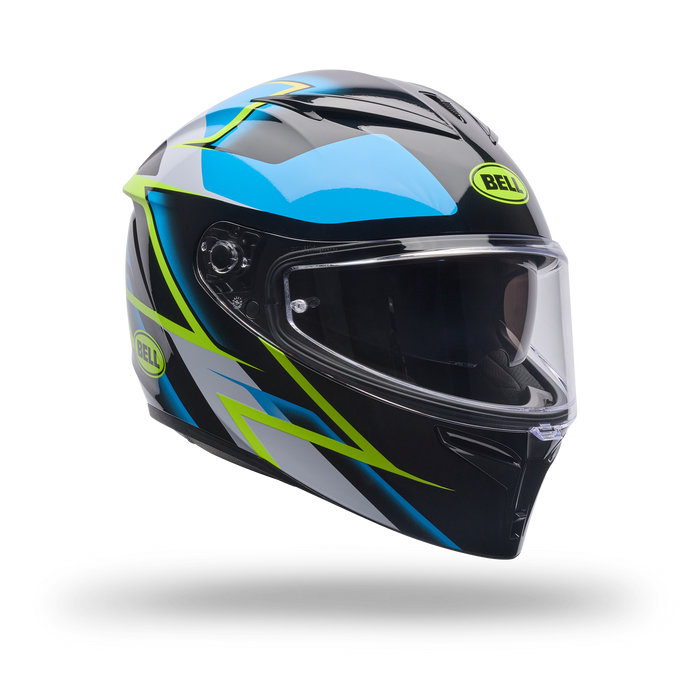 Casco Moto Calle Lithium Mips Kinetic Azul Vapor Bell