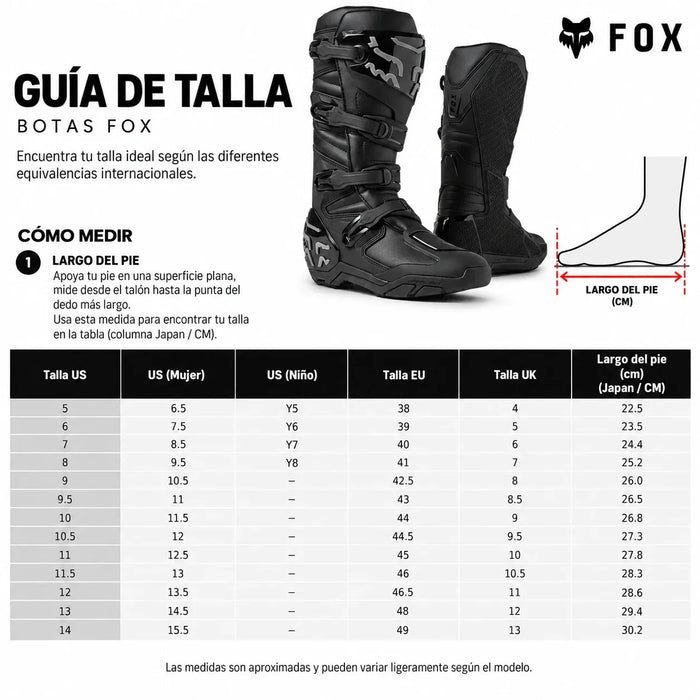 Botas Moto Instinct Edición Limitada 50 Años Negro/Verde Fox