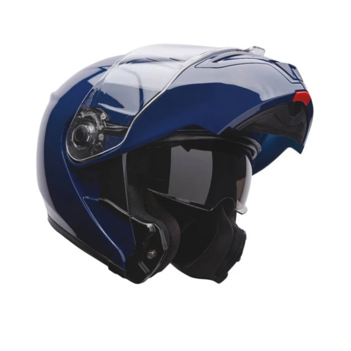 Casco Moto Calle SRT Modular Abatible Solid Azul Bell