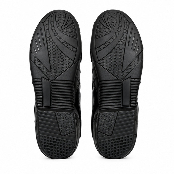 Botas Moto Calle Velo Negro KMZ