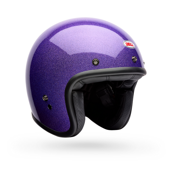 Casco Moto Calle TS Custom 500 Flake Morado Bell
