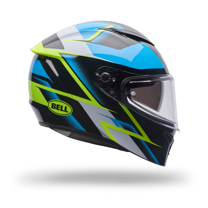 Casco Moto Calle Lithium Mips Kinetic Azul Vapor Bell
